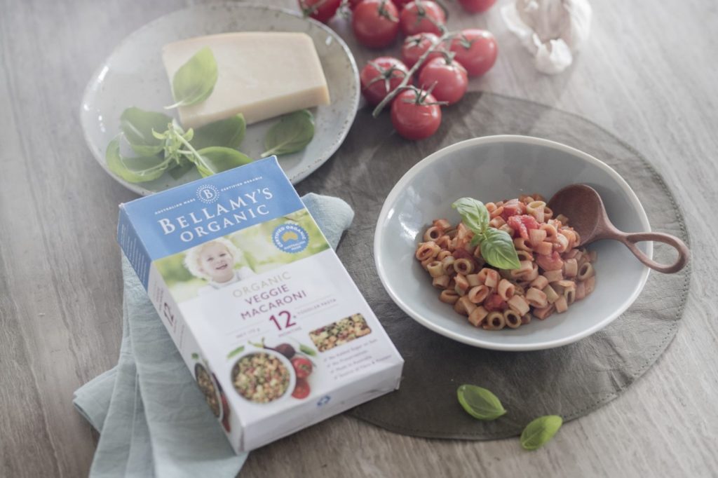 Bellamys organic veggie macaroni