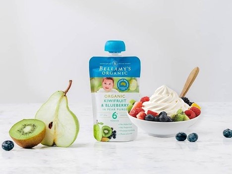 Bellamys Organic fruit puree