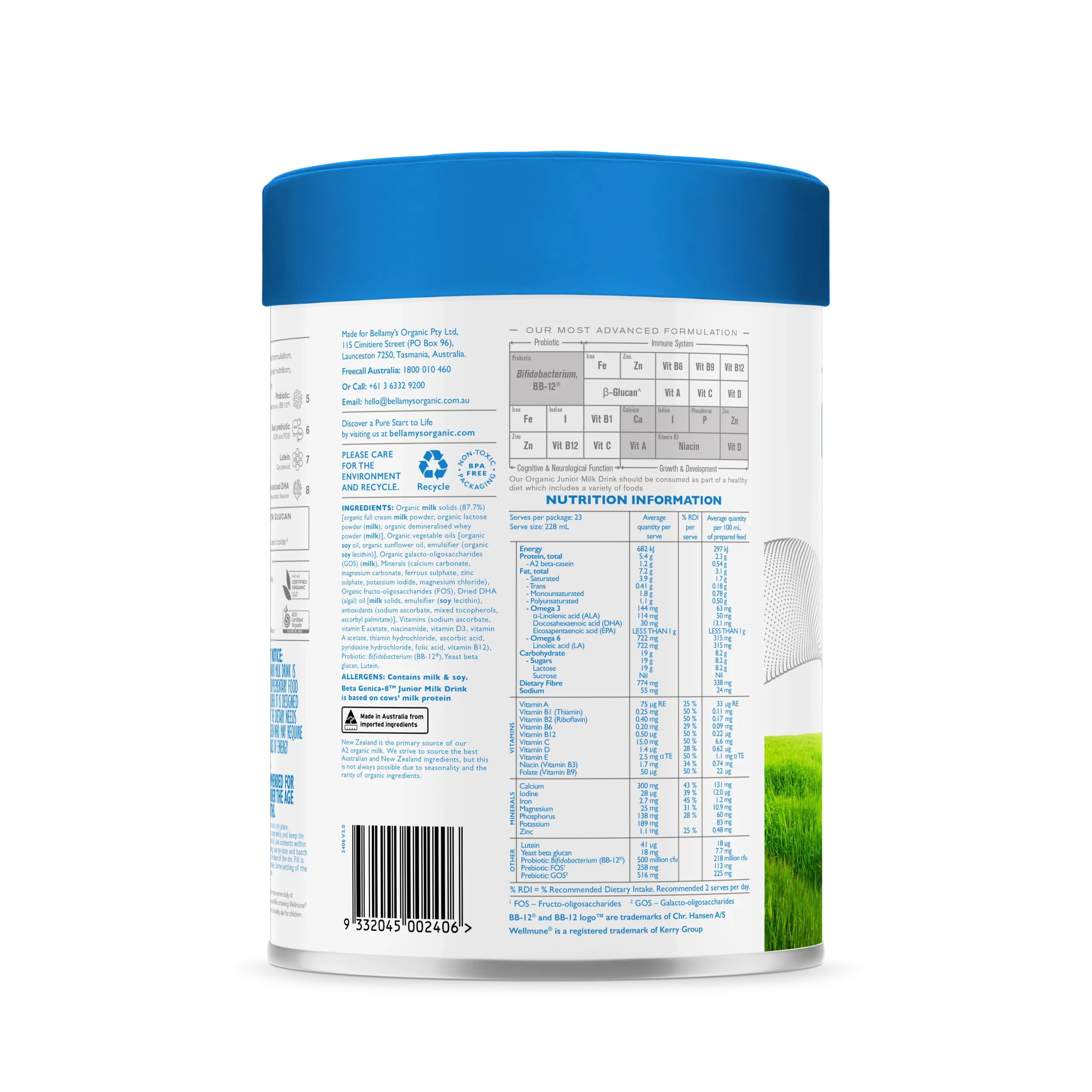 Step 2 Sữa Bellamy’s Organic Beta Genica-8™ số 4