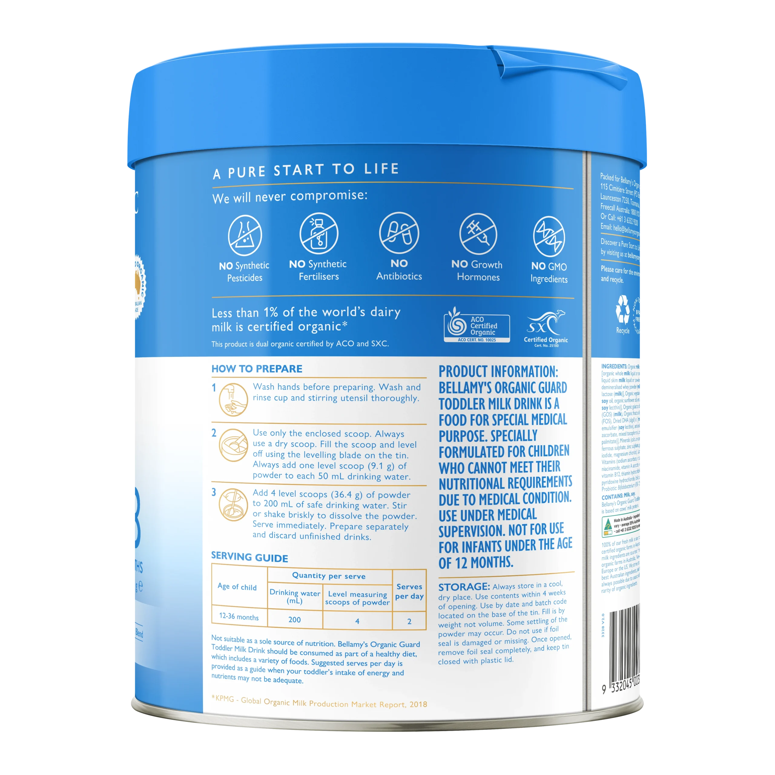 Step 2 Bellamy’s Organic Guard số 4